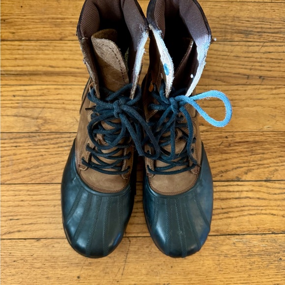 Sorel | Men\'s Brown and Black Winter Rain Duck Boots sz 9 main image 6